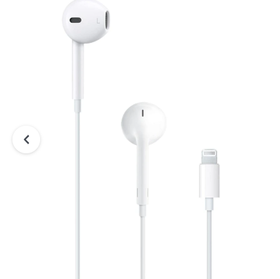هندزفری اپل مدل EarPods بدون قابلیت نویز کنسلینگ، اتصال از طریق لایتنینگ