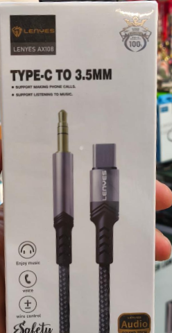 مبدل Type-C به AUX لنیز AX108